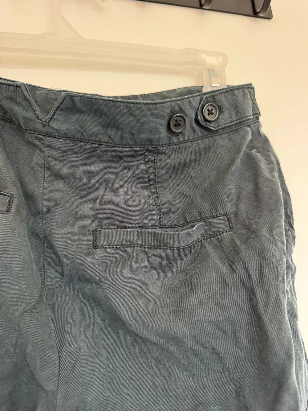 Banana Republic Black Grey Cargo Pants Size 0 Gorpcore Streetwear Utility Work